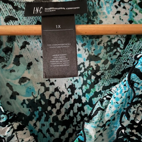 Women blouse sleeveless Casual Top, Plus Size 1X - Picture 4 of 8